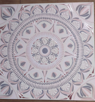 Named contemporary work « Mandala », Made by ANNICK VUILLEMARD