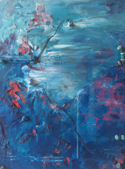 Named contemporary work « Water », Made by IMANE BERRADA
