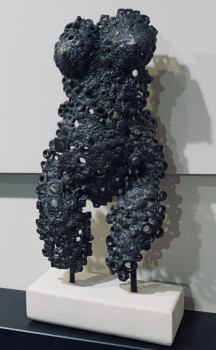 Named contemporary work « Lava iron body », Made by CHRISTOPHE MILCENT