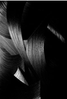 Named contemporary work « black waves », Made by GLAUNIG ALEX