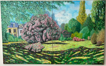 Named contemporary work « LE PARC MONCEAU », Made by AMMOUR
