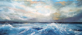 Named contemporary work « A l’horizon », Made by ROSE