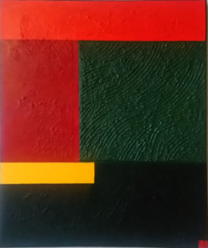 Named contemporary work « 73x60cm 07-01-24 », Made by ALAIN MAUDOUX