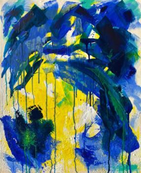 Named contemporary work « Heure bleue », Made by GESCO