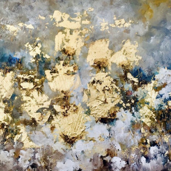 Named contemporary work « Girasoles 2 », Made by ONTENIENTE PALET