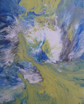 Named contemporary work « LA MER », Made by ZABOUGNE