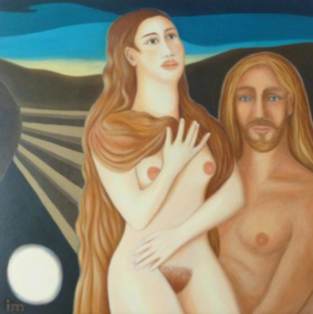 Named contemporary work « Myriam et Jeshua », Made by IGOR MOURET