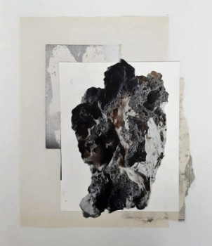 Named contemporary work « Corazón de Lava nº 2 », Made by DE JUAN
