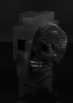 Named contemporary work « SKULL », Made by BERTRAND GREGOIRE