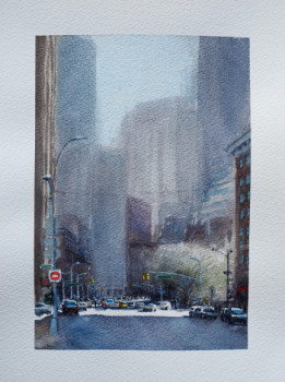 Named contemporary work « Lafayette Street », Made by PENCASTER