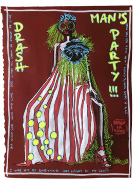 Named contemporary work « Drash man's party », Made by DRASH LA KRASS