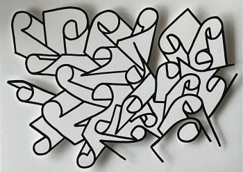 Named contemporary work « Ombre portée 11 », Made by SERGE NOEL