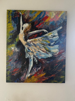 Named contemporary work « Danseuse », Made by MOHMOSSA