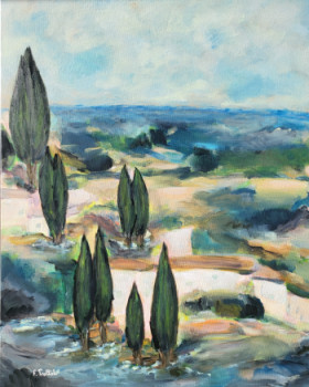 Named contemporary work « Cyprès de Provence », Made by TROTTOLI