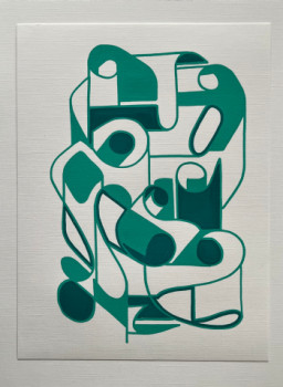 Named contemporary work « Chlorophilea », Made by SERGE NOEL