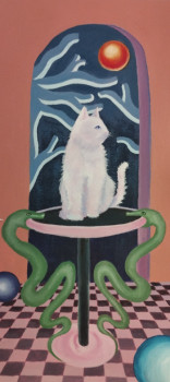 Named contemporary work « L'indifférence d'un chat dans le meilleur des mondes », Made by MARIE GéRAUD