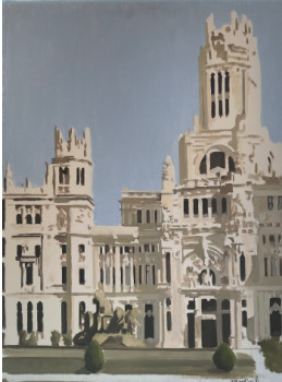 Named contemporary work « Palacio de Cibeles », Made by SAEZMARTINEZ.FJ