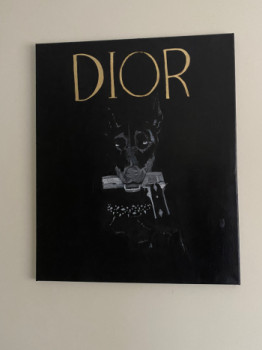 Named contemporary work « Dior », Made by KLMBRY