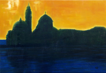 Named contemporary work « Venezia 4 », Made by JEAN-FRANçOIS ZANETTE