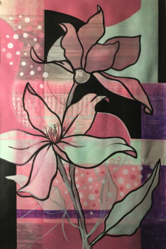 Named contemporary work « Flors », Made by NURIA CORRAL ESCUDERO