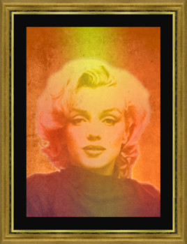 Named contemporary work « Marilyn Monroe Portrait », Made by MIGUEL BARROS