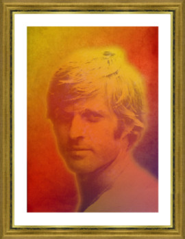 Named contemporary work « Robert Redford Portrait », Made by MIGUEL BARROS