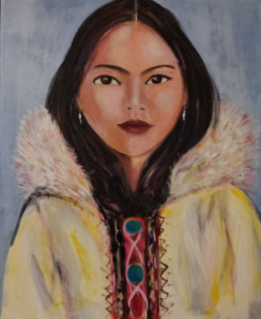 Named contemporary work « Inuit », Made by CLICKART+