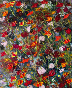 Named contemporary work « Fleurs du dimanche », Made by FAB’M-