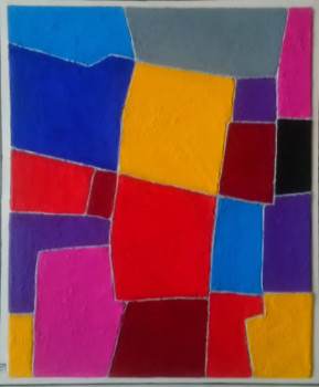 Named contemporary work « 65x54cm 18-02-24 », Made by ALAIN MAUDOUX