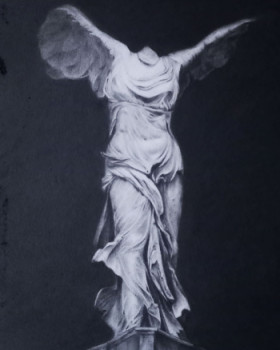 Named contemporary work « La Victoire de Samothrace », Made by BERGER LéA
