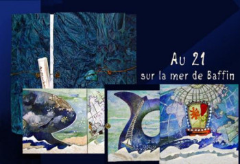 Named contemporary work « Au 21 sur la mer de Baffin », Made by LéA TIRMANT