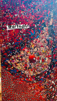 Named contemporary work « All eyez on me », Made by NDFR