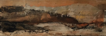 Named contemporary work « paysage cotier », Made by AUBIN
