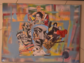 Named contemporary work « Salvador enfant Salvador devenu grand », Made by BBH