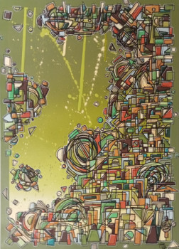 Named contemporary work « Favelas », Made by SALSA BY MOKE