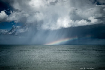 Named contemporary work « Rainbow in Saint Malo », Made by BOKEH