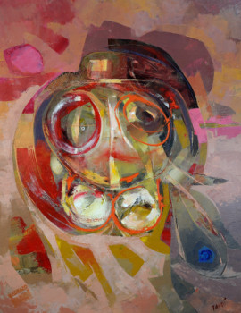 Named contemporary work « Son tus ojos », Made by TAUDI