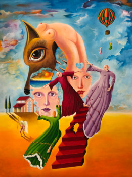 Named contemporary work « La escapada », Made by RICARDO RODRIGUEZ