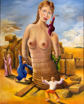 Named contemporary work « El soplo creador », Made by RICARDO RODRIGUEZ