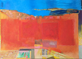 Named contemporary work « Huile sur toile 100 x 140 cm », Made by FRéDéRIC VAUGE