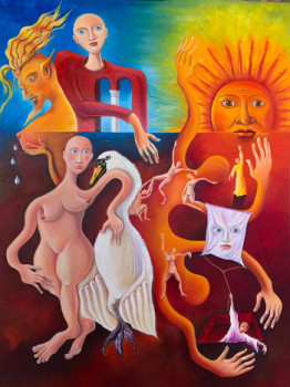 Named contemporary work « Atraversiamo a realta », Made by RICARDO RODRIGUEZ