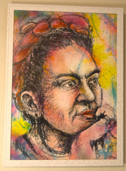 Named contemporary work « Frida Kahlo 2 », Made by OLIVIER PESTY