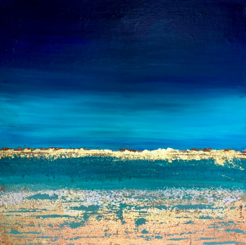 Named contemporary work « By the sea », Made by BRIGITTE DRAVET