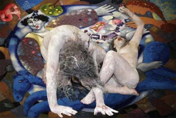 Contemporary work named « Body Show avec René et Bénédicte », Created by GéRARD MARCHE