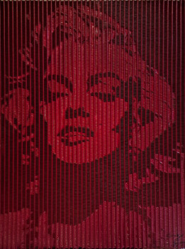 Named contemporary work « Marylin », Made by CRAZYSPOON