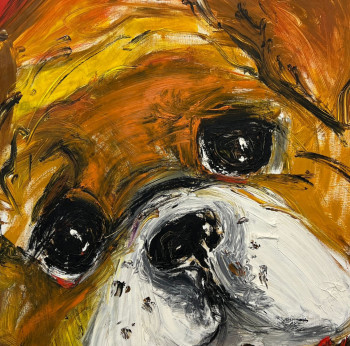 Named contemporary work « puppy », Made by шаруша