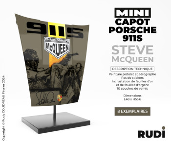 Named contemporary work « Mini Steve 911S », Made by RUDI