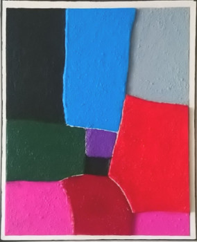 Named contemporary work « 46x38cm 25-03-24 », Made by ALAIN MAUDOUX
