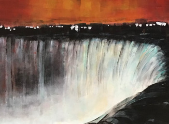 Named contemporary work « Niagara », Made by PACOTILLE