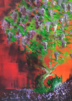 Named contemporary work « La glycine », Made by PACOTILLE